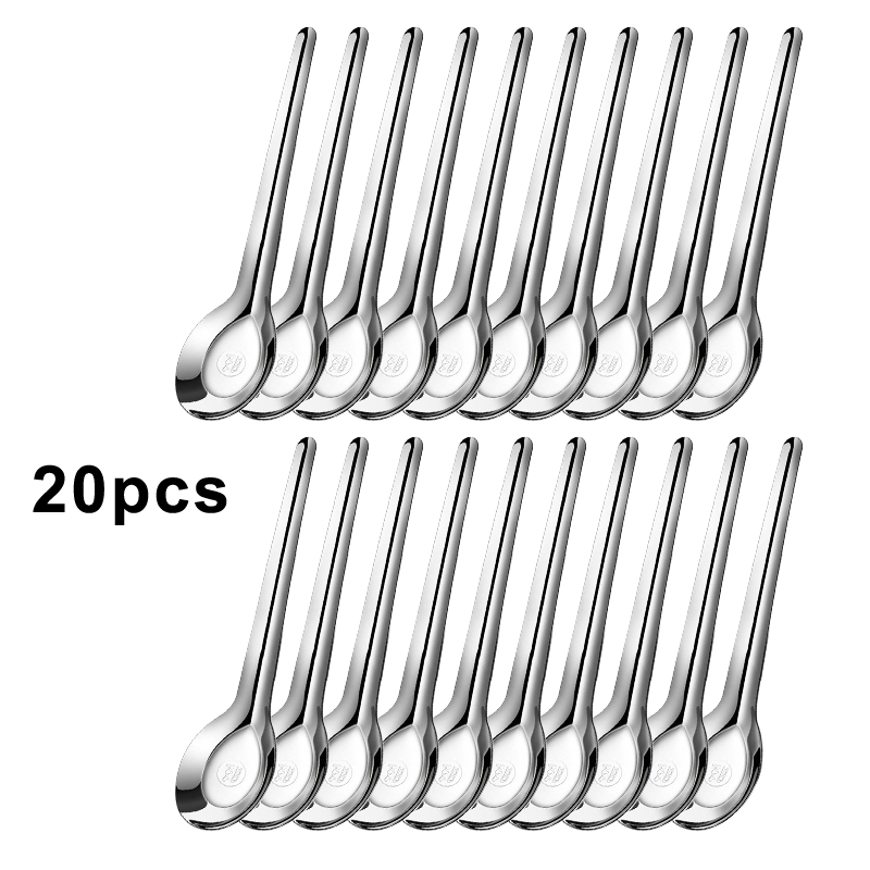 Commercial Kitchen Utensils - ملعقة طويلة المقبض من الفولاذ المقاوم