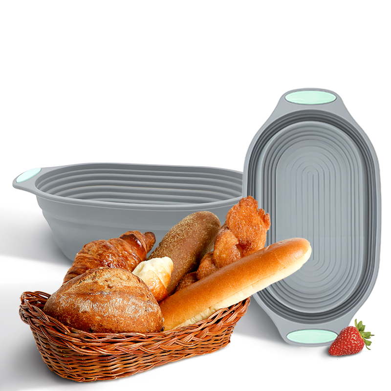 Commercial Kitchen Use - سلة تخمير الخبز السيليكونية القابلة للطي