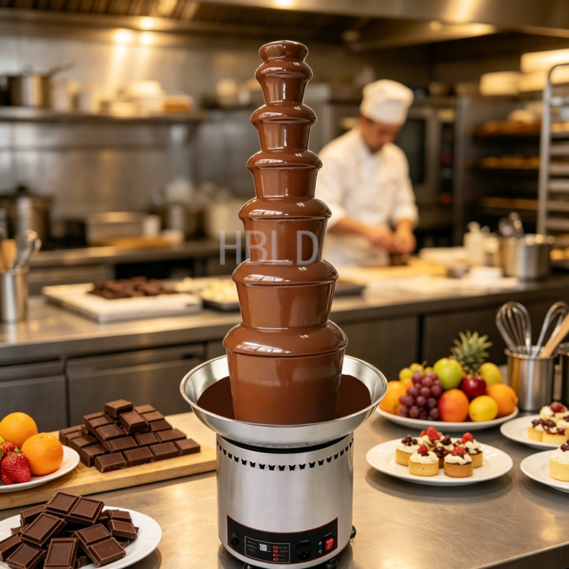Chocolate Fountain Commercial - نافورة شوكولاتة من الفولاذ المقاوم للصدأ