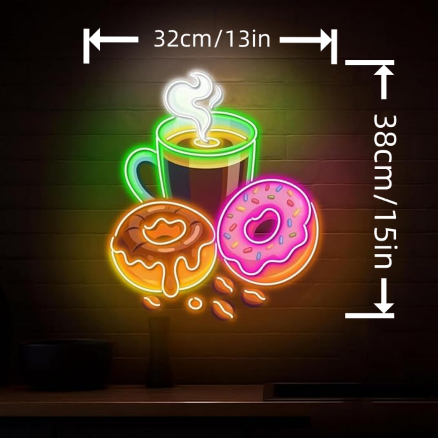 لافتة نيون LED على شكل دونات ت - مراجعة Commercial Kitchen Walls وسعره