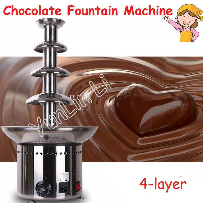ماكينة نافورة الشوكولاتة مكونة - مراجعة Chocolate Fountain Commercial وسعره
