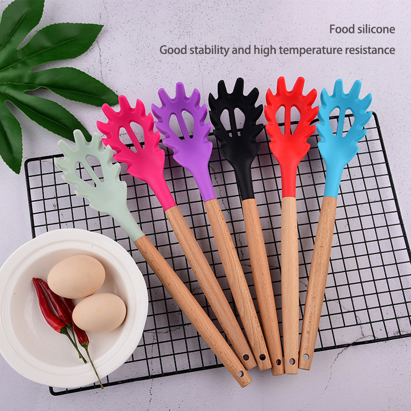 ملعقة سيليكون لالتقاط النودلز، - مراجعة Commercial Kitchen Utensils وسعره