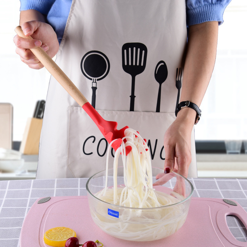 ملعقة سيليكون لالتقاط النودلز، - مراجعة Commercial Kitchen Utensils وسعره