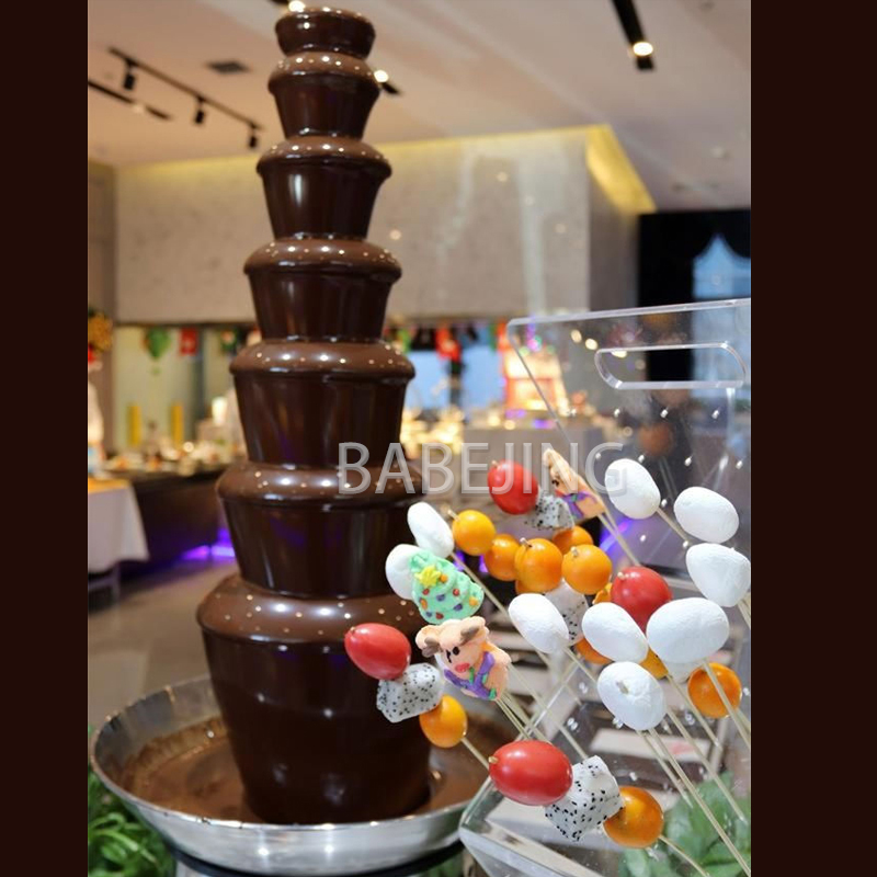 آلة نافورة الشوكولاتة من الفول - مراجعة Chocolate Fountain Commercial وسعره