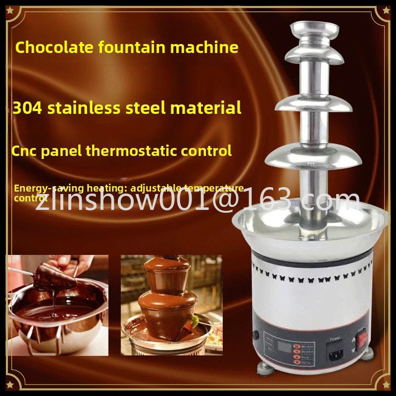 آلة نافورة الشوكولاتة التجارية - مراجعة Chocolate Fountain Commercial وسعره