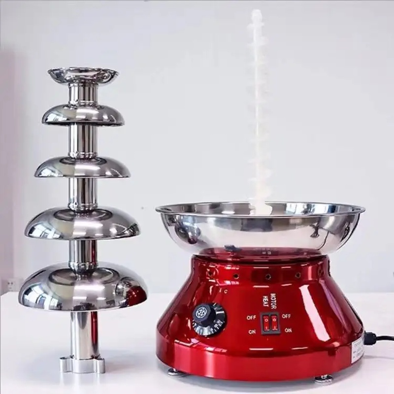 آلة نافورة الشوكولاتة التجارية - مراجعة Chocolate Fountain Commercial وسعره