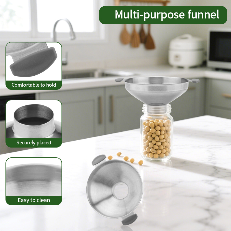 قمع تعليب من الفولاذ المقاوم ل - مراجعة Commercial Kitchen Utensils وسعره