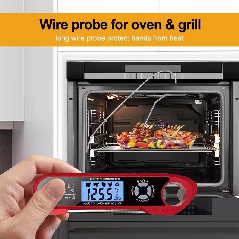 ميزان حرارة رقمي للحوم بمجس مز - مراجعة Commercial Kitchen Use وسعره